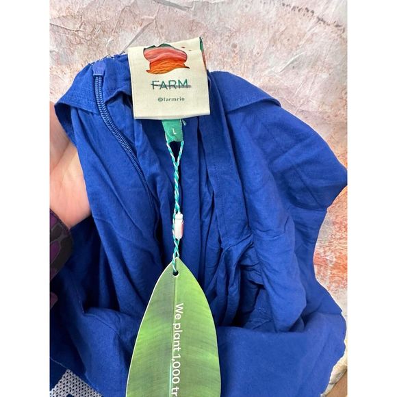 Anthropologie Farm Rio Square-Neck Embroidered Maxi Dress $295 - Picture 12 of 12